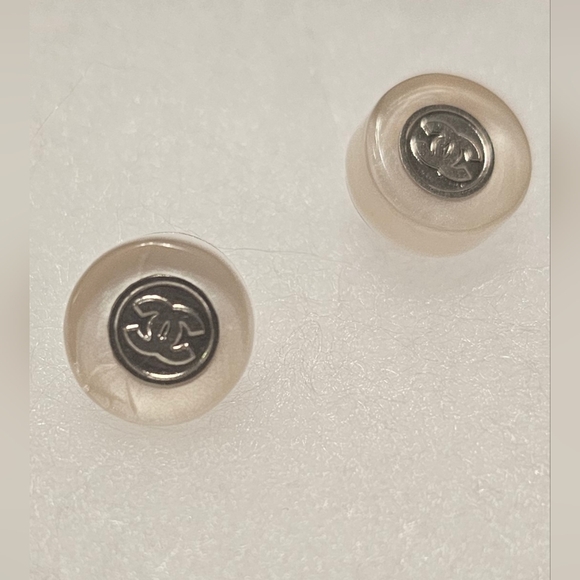 Chanel Coco Mark Resin Earrings - Picture 2 of 6